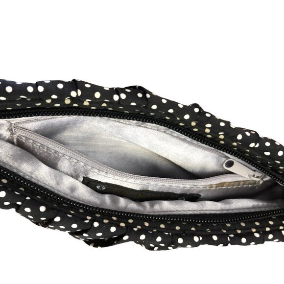 Steve Madden Wristlet with Bling Bracelet Black White Rhinestones Small Evening - Picture 7 of 8